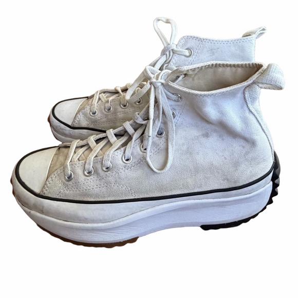 Converse White High-Top Sneakers - Picture 4 of 9